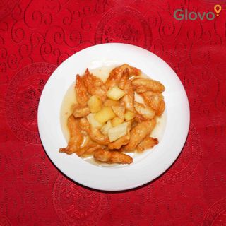 Pollo fritto in salsa agrodolce