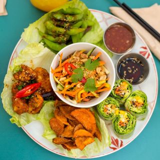 Vegan starter tasting menu