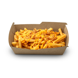 Картопля фрі з Чеддером та цибулею