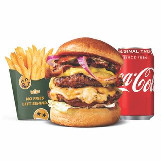 Меню Cheesus с картофки и напитка по избор