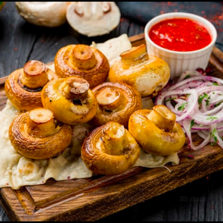 Шампиньоны на углях