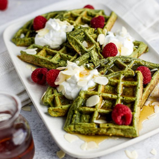 Waffle Matcha Pistachio