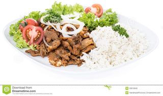 Plato De Pollo Con Arroz