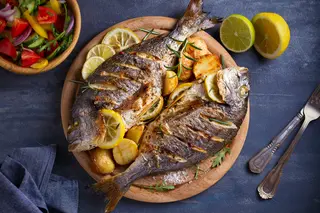 Dorade Grillée Au Charbon