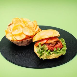 Veggie Burger Meat Free 100%25 Plant Based