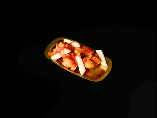 Bolitas de pollo con pasta (6 uds.)