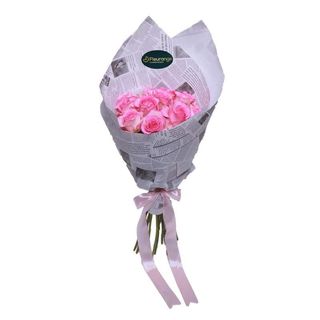 Buchet 11 Trandafiri Roz