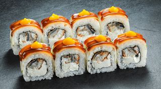 Рол з вугром та грушею