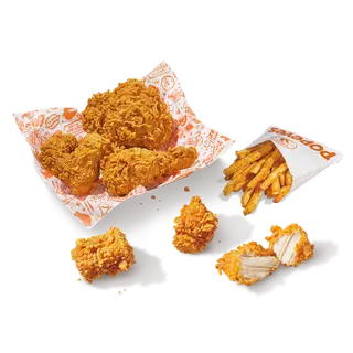 3 Piezas + 1 Patatas + 3 Nuggets