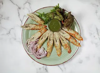 Seekh Kebab de Frango