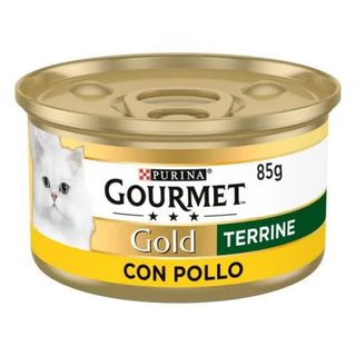 Gato Humedo Gourmet Gold Pollo De Granja. 85 Gr.
