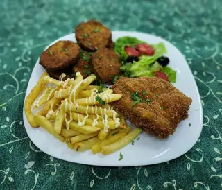 Plat Escalope Pané