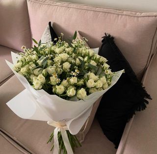 Bouquet des fleurs blanches