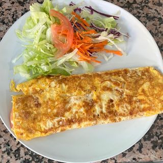 Omlete cheeze tomato 