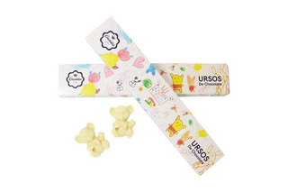Caixa Ursos Chocolate Branco