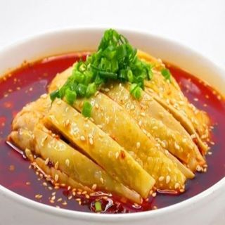 Pollo al vapore in salsa piccante 