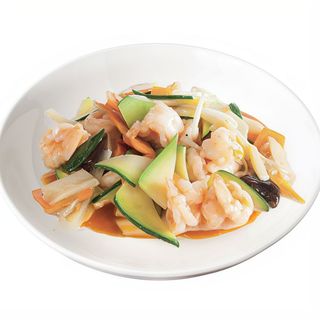 62 Gamberetti con verdure