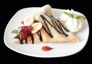 Crepe de chocolate