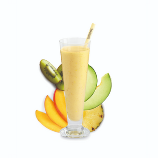 ZUMO DE MELÓN, MANGO , PIÑA Y KIWI