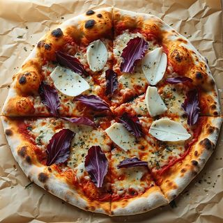 Pizza con Radicchio e Gorgonzola