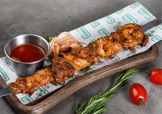 Шашлык из куриного филе