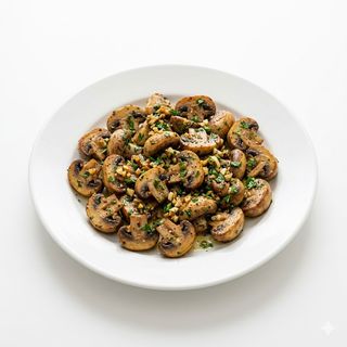 Champiñones Con Ajo Y Perejil