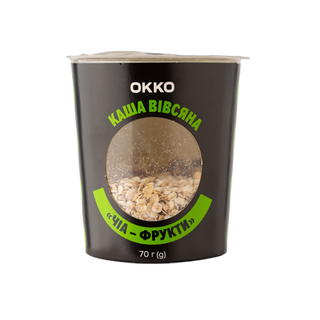 Каша вівсяна чіа/фрукти (з молоком)