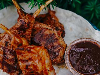 Каре телятини з соусом BBQ  (300г)