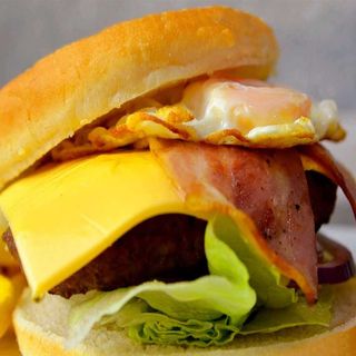 Hamburguesa súper abrazsador burger