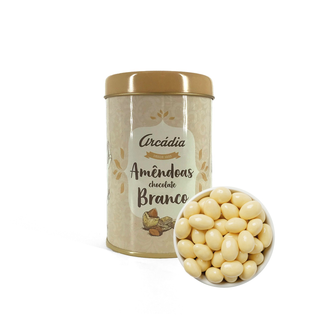 Lata Amêndoas Choc Branco 160 grs