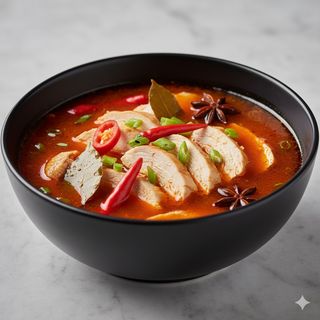 101 - Scodella di fuoco con pollo 干锅鸡片