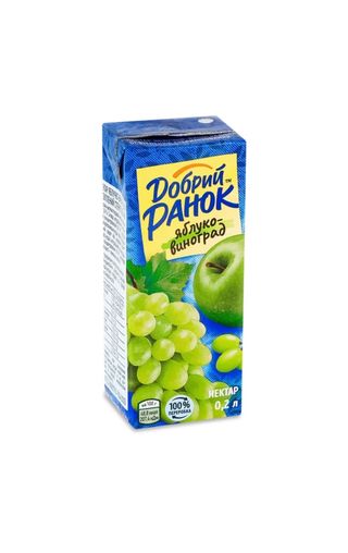 Сік яблуко виноград 0,2L
