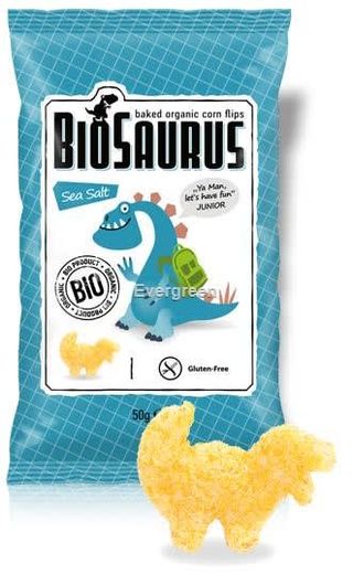 Chipsy Biosaurus z sola morska BIO 50g