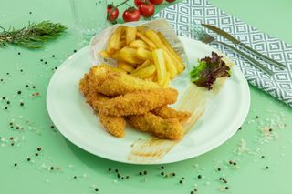 Crispy strips cu cartofi prajiti