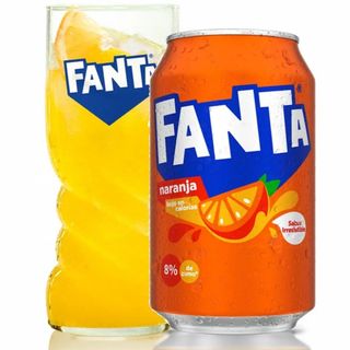 Fanta Naranja lata 330ml.