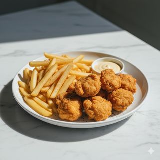 Chicken Popper & Chips