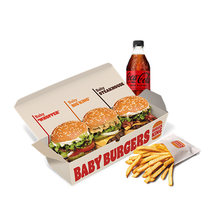 Baby Burgers Menu