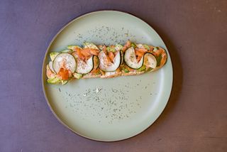 Tostada De Salmón Ahumado