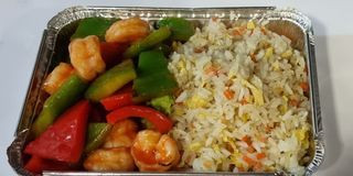 19 - Arroz na Chapa com Gambas Picantes