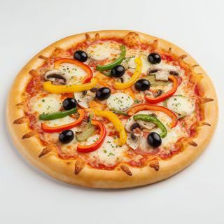 Pizza pequeña vegetal (26 cm.)