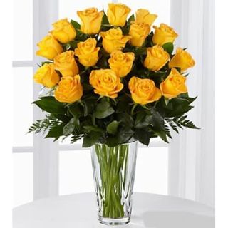 Buchet 15 Trandafiri Galbeni