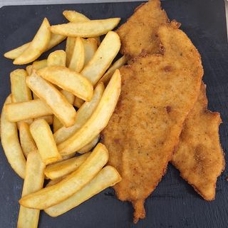 Milanesa con papas 
