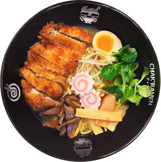 Fried chicken ramen