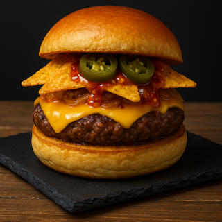 Hamburguesa Nachos