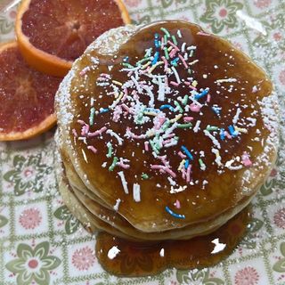 Pancake con sciroppo d’acero