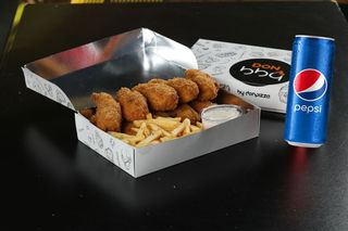 Don BBQ pohovani bataci i Pepsi 330ml