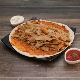 Lahmacun (3 uds) + Ración + Bebida (2L)