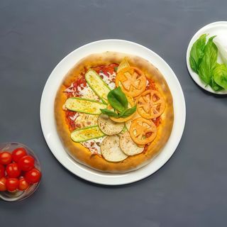 Pizza verdure gluten