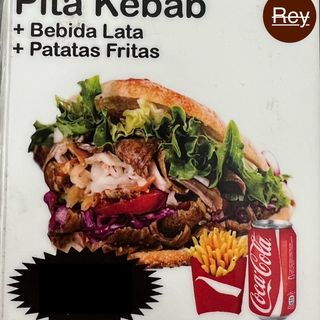 Menú Pita Kebab