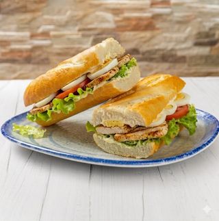 Bocadillo Vegetal De Pollo